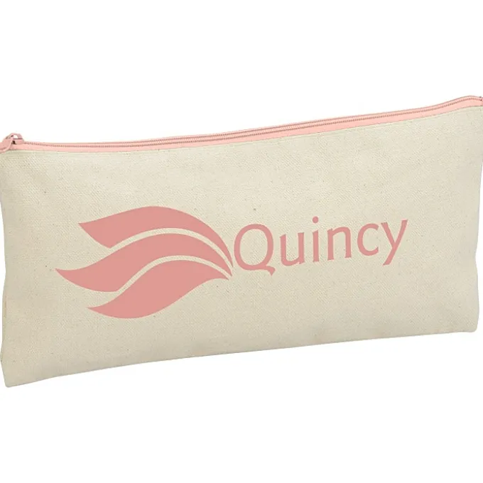 Chroma Zip Cotton Pouch - 5 1/2 inches x 11 inches
