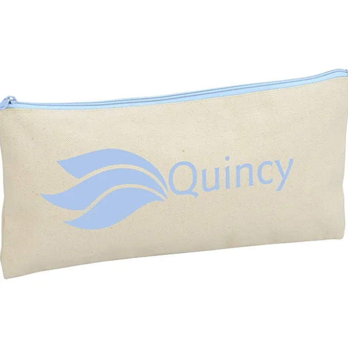 Chroma Zip Cotton Pouch - 5 1/2 inches x 11 inches