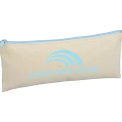 Chroma Zip Cotton Pouch - 4 inches x 9 3/4 inches