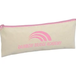 Chroma Zip Cotton Pouch - 4 inches x 9 3/4 inches
