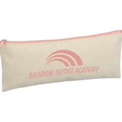 Chroma Zip Cotton Pouch - 4 inches x 9 3/4 inches
