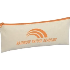 Chroma Zip Cotton Pouch - 4 inches x 9 3/4 inches