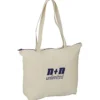 Chroma Zip 10-ounce Cotton Tote - 15 inches x 17 1/2 inches