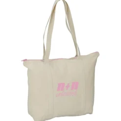 Chroma Zip 10-ounce Cotton Tote - 15 inches x 17 1/2 inches
