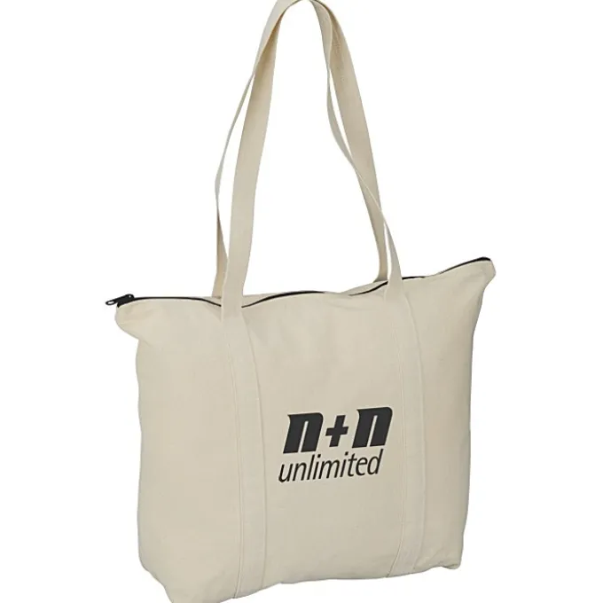 Chroma Zip 10-ounce Cotton Tote - 15 inches x 17 1/2 inches