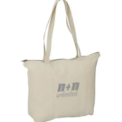 Chroma Zip 10-ounce Cotton Tote - 15 inches x 17 1/2 inches