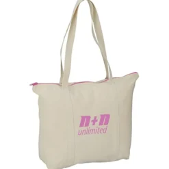 Chroma Zip 10-ounce Cotton Tote - 15 inches x 17 1/2 inches