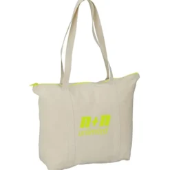 Chroma Zip 10-ounce Cotton Tote - 15 inches x 17 1/2 inches