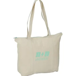 Chroma Zip 10-ounce Cotton Tote - 15 inches x 17 1/2 inches