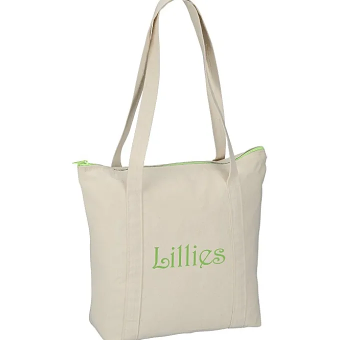 Chroma Zip 10-ounce Cotton Tote - 13 inches x 15 inches