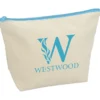 Chroma Zip Tweedle Dee Cotton Pouch - 6 3/8 inches x 9 inches