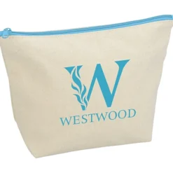 Chroma Zip Tweedle Dee Cotton Pouch - 6 3/8 inches x 9 inches