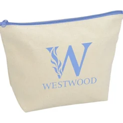 Chroma Zip Tweedle Dee Cotton Pouch - 6 3/8 inches x 9 inches