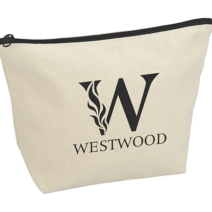 Chroma Zip Tweedle Dee Cotton Pouch - 6 3/8 inches x 9 inches