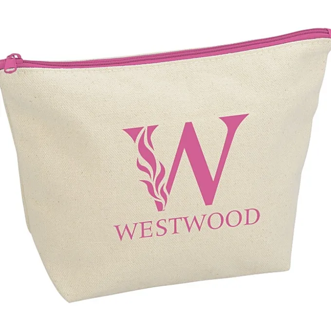 Chroma Zip Tweedle Dee Cotton Pouch - 6 3/8 inches x 9 inches