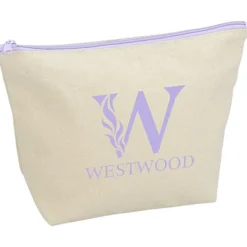 Chroma Zip Tweedle Dee Cotton Pouch - 6 3/8 inches x 9 inches