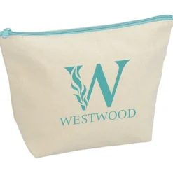 Chroma Zip Tweedle Dee Cotton Pouch - 6 3/8 inches x 9 inches