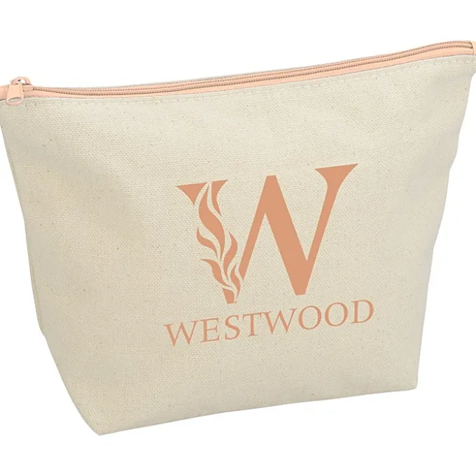 Chroma Zip Tweedle Dee Cotton Pouch - 6 3/8 inches x 9 inches