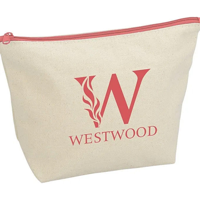 Chroma Zip Tweedle Dee Cotton Pouch - 6 3/8 inches x 9 inches
