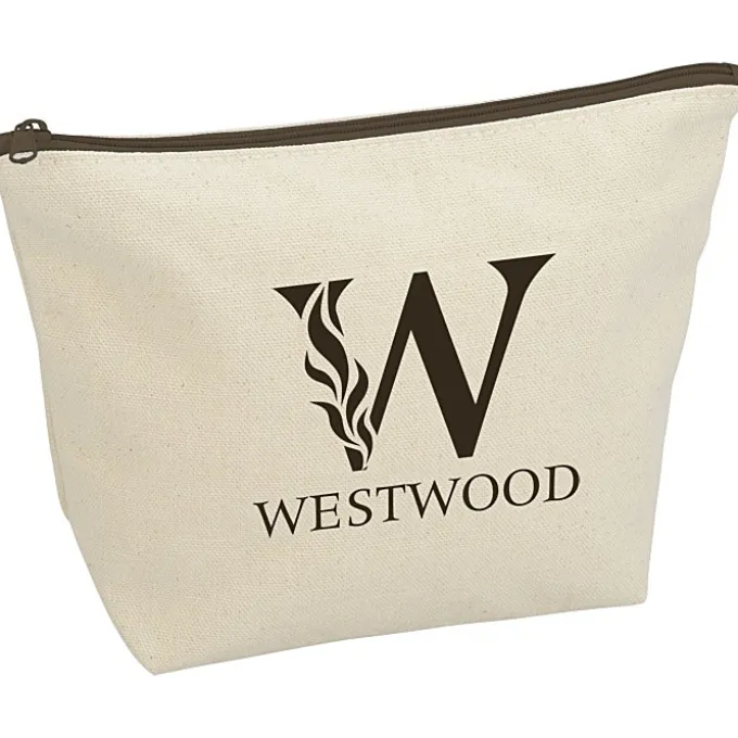 Chroma Zip Tweedle Dee Cotton Pouch - 6 3/8 inches x 9 inches