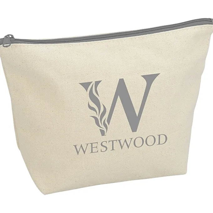 Chroma Zip Tweedle Dee Cotton Pouch - 6 3/8 inches x 9 inches
