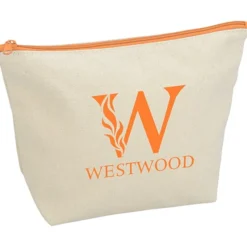 Chroma Zip Tweedle Dee Cotton Pouch - 6 3/8 inches x 9 inches