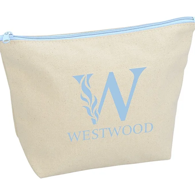 Chroma Zip Tweedle Dee Cotton Pouch - 6 3/8 inches x 9 inches