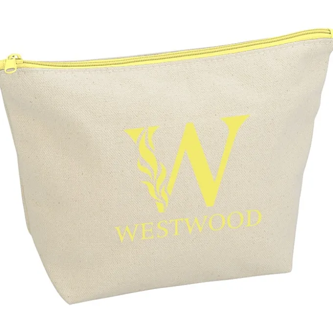 Chroma Zip Tweedle Dee Cotton Pouch - 6 3/8 inches x 9 inches