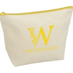 Chroma Zip Tweedle Dee Cotton Pouch - 6 3/8 inches x 9 inches