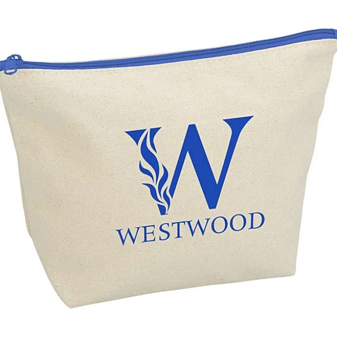 Chroma Zip Tweedle Dee Cotton Pouch - 6 3/8 inches x 9 inches