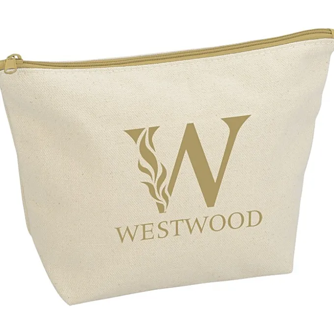Chroma Zip Tweedle Dee Cotton Pouch - 6 3/8 inches x 9 inches