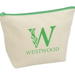 Chroma Zip Tweedle Dee Cotton Pouch - 6 3/8 inches x 9 inches