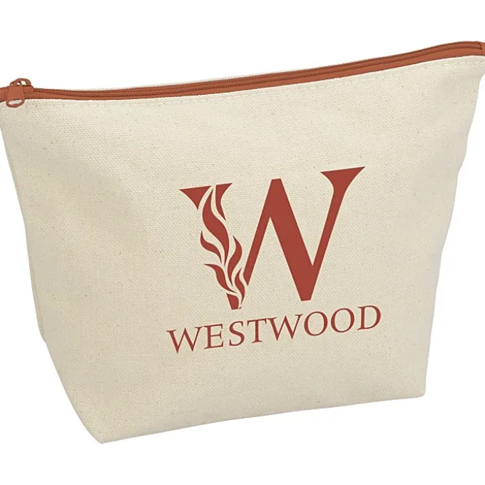 Chroma Zip Tweedle Dee Cotton Pouch - 6 3/8 inches x 9 inches
