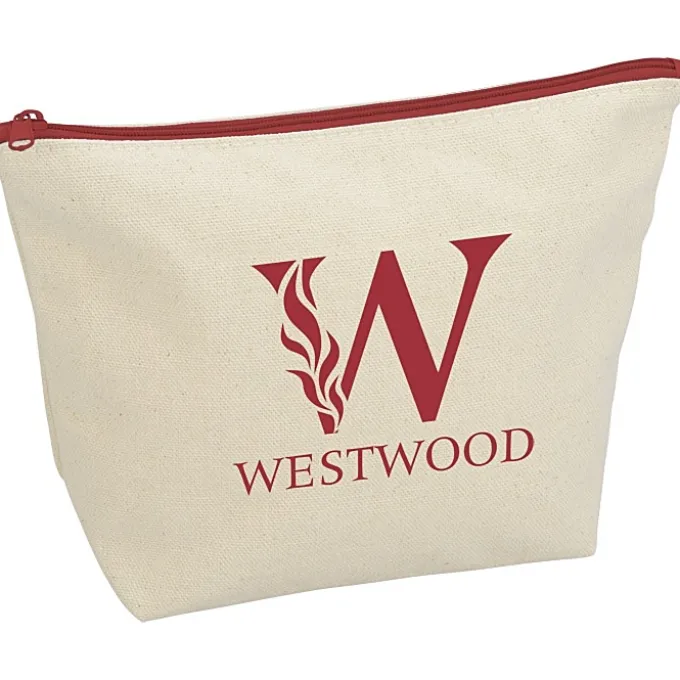 Chroma Zip Tweedle Dee Cotton Pouch - 6 3/8 inches x 9 inches