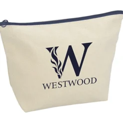 Chroma Zip Tweedle Dee Cotton Pouch - 6 3/8 inches x 9 inches