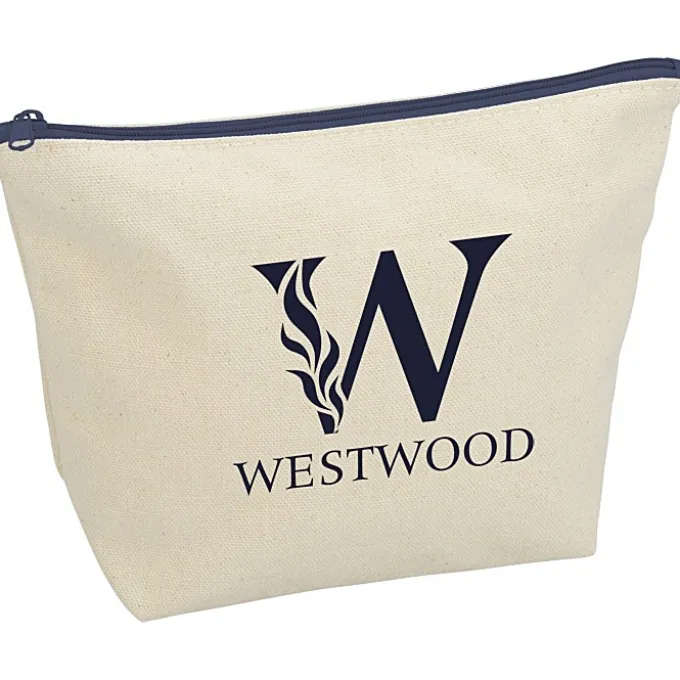 Chroma Zip Tweedle Dee Cotton Pouch - 6 3/8 inches x 9 inches
