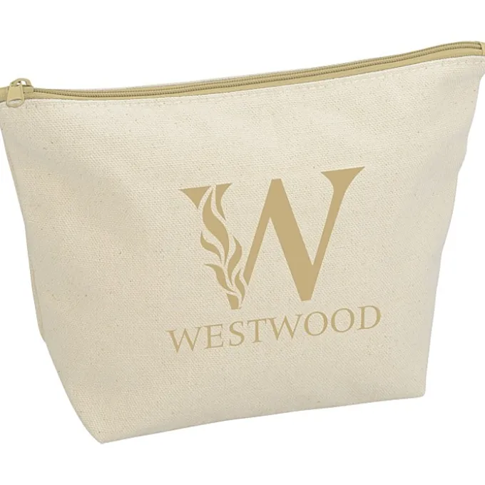 Chroma Zip Tweedle Dee Cotton Pouch - 6 3/8 inches x 9 inches