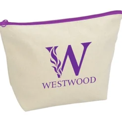 Chroma Zip Tweedle Dee Cotton Pouch - 6 3/8 inches x 9 inches