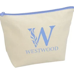 Chroma Zip Tweedle Dee Cotton Pouch - 6 3/8 inches x 9 inches