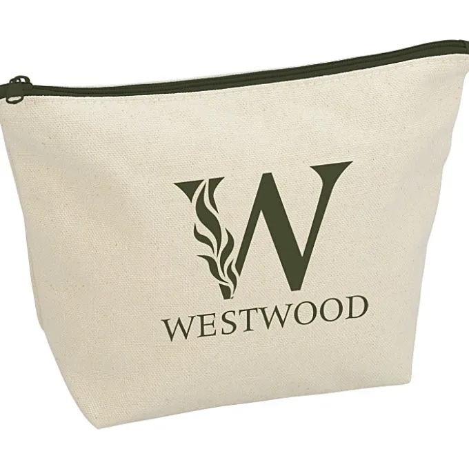 Chroma Zip Tweedle Dee Cotton Pouch - 6 3/8 inches x 9 inches