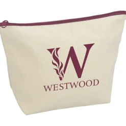 Chroma Zip Tweedle Dee Cotton Pouch - 6 3/8 inches x 9 inches