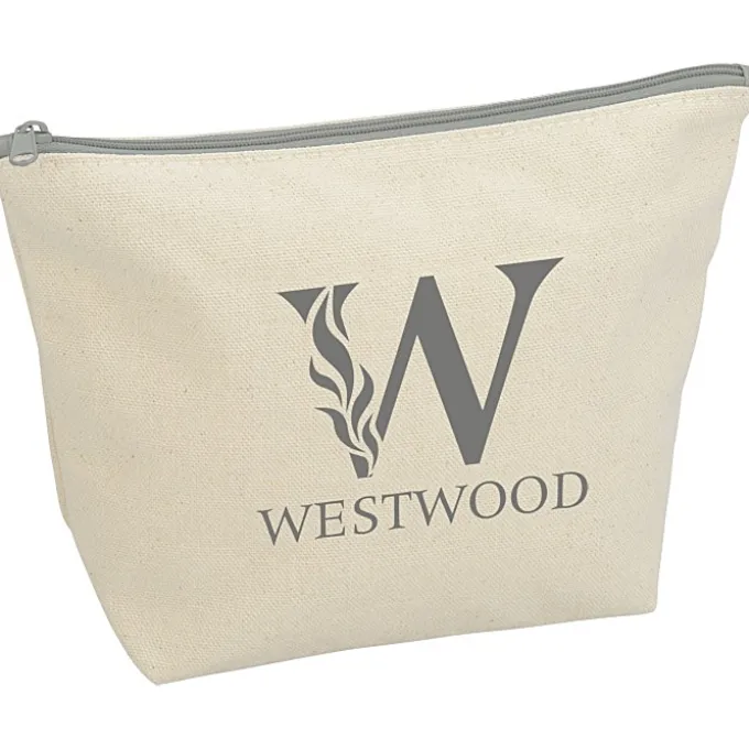 Chroma Zip Tweedle Dee Cotton Pouch - 6 3/8 inches x 9 inches