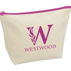 Chroma Zip Tweedle Dee Cotton Pouch - 6 3/8 inches x 9 inches