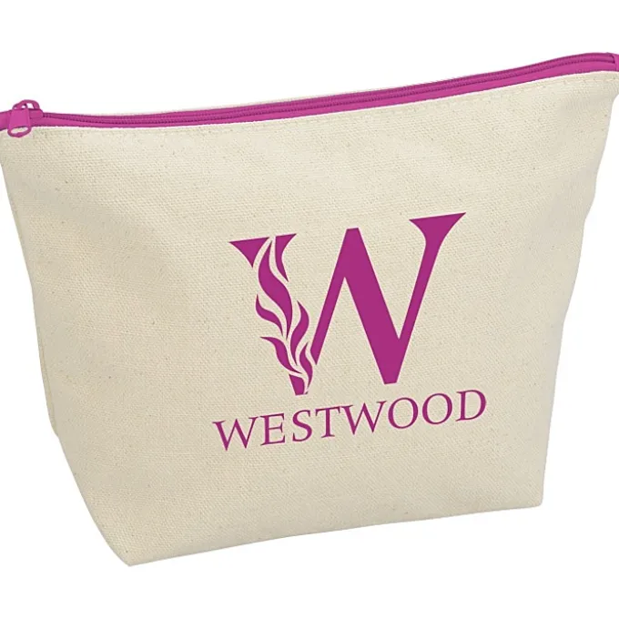 Chroma Zip Tweedle Dee Cotton Pouch - 6 3/8 inches x 9 inches