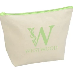 Chroma Zip Tweedle Dee Cotton Pouch - 6 3/8 inches x 9 inches