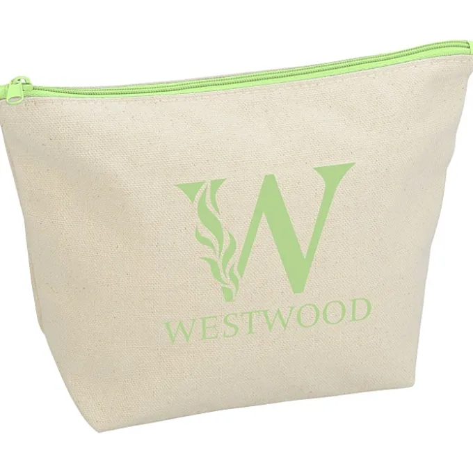 Chroma Zip Tweedle Dee Cotton Pouch - 6 3/8 inches x 9 inches