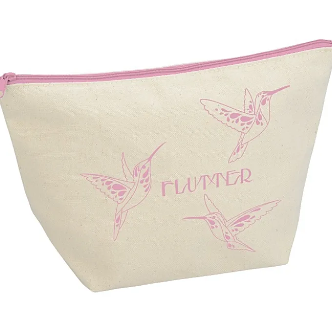 Chroma Zip Tweedle Dum Cotton Pouch - 7 1/4 inches x 10 3/4 inches