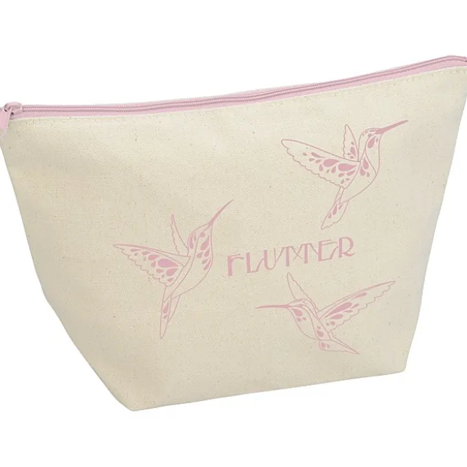 Chroma Zip Tweedle Dum Cotton Pouch - 7 1/4 inches x 10 3/4 inches