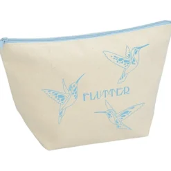 Chroma Zip Tweedle Dum Cotton Pouch - 7 1/4 inches x 10 3/4 inches