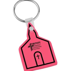 Church Soft Keychain - Translucent